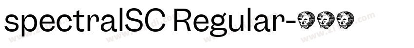 spectralSC Regular字体转换